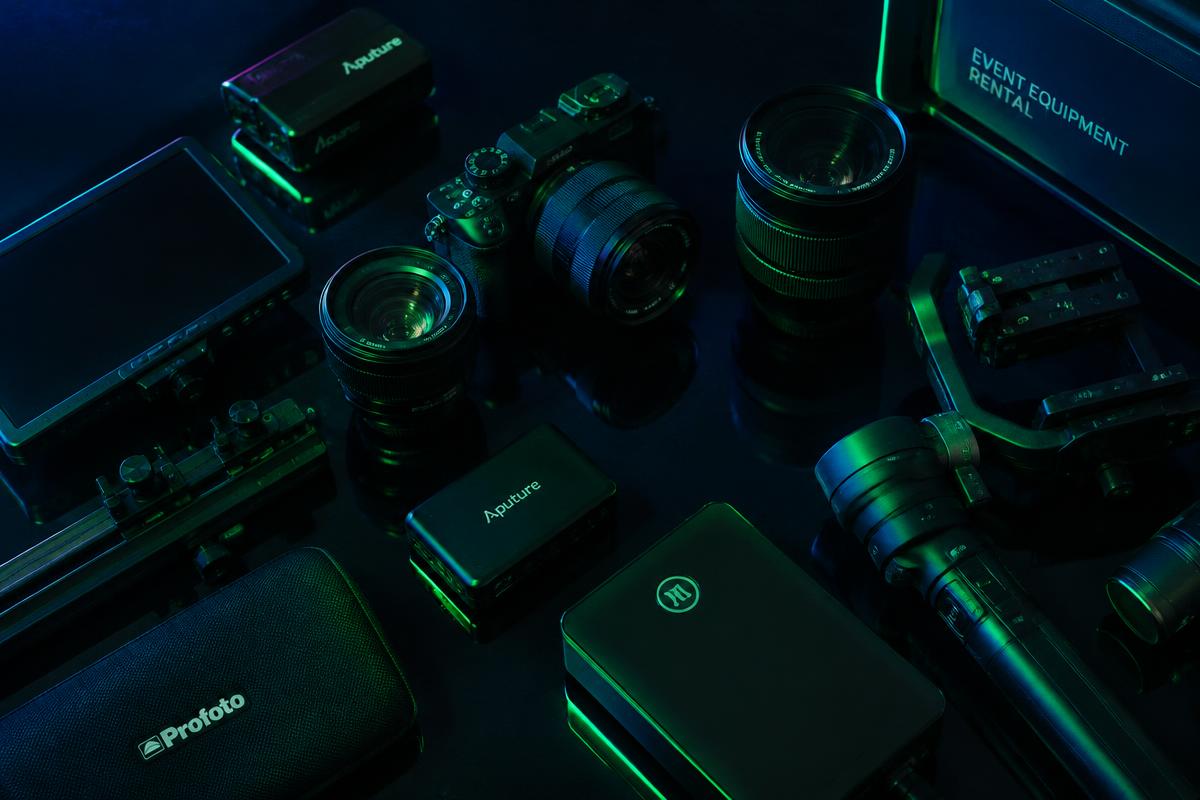 Camera and event equipment for rent
